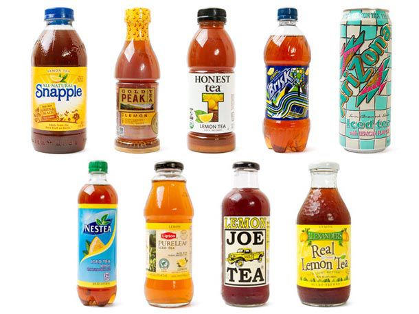 Iced tea and lemonade vending machine products